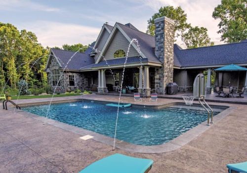 Full-L Geometric Vinyl Liner customer pool