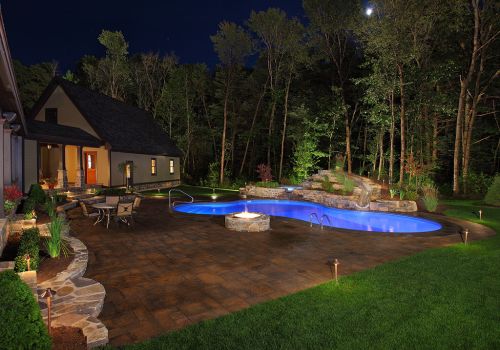 Lagoon Freeform Vinyl Liner customer pool