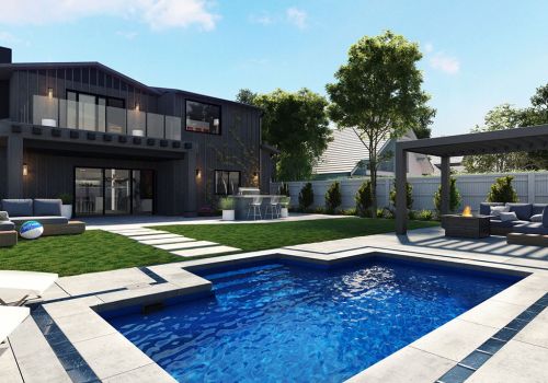 Calypso Collection Geometric Vinyl Liner customer pool